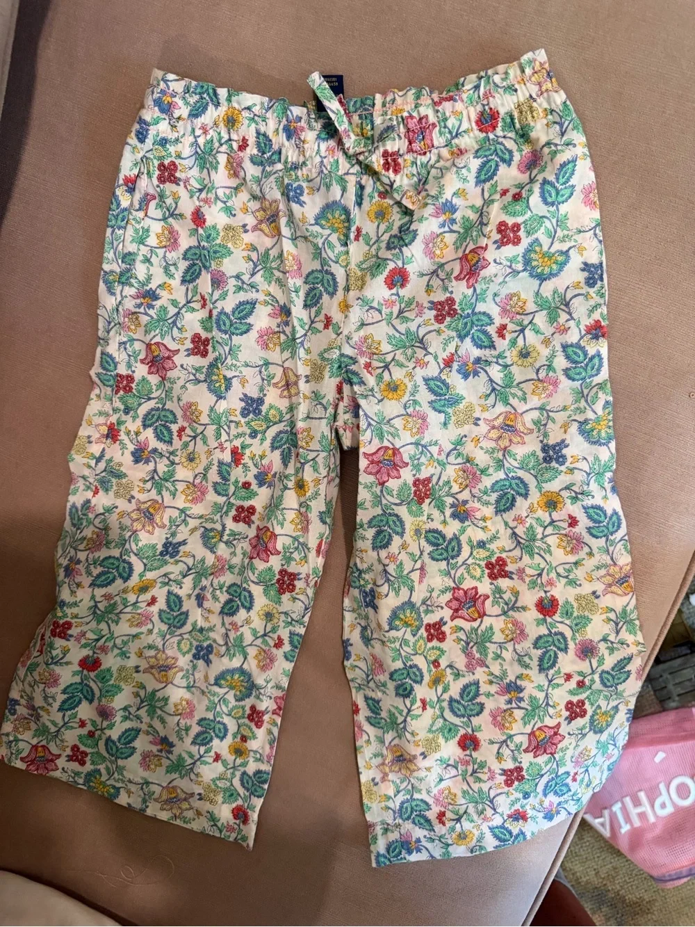 Ralph Lauren Girls Floral Ruffle Two-Piece Set